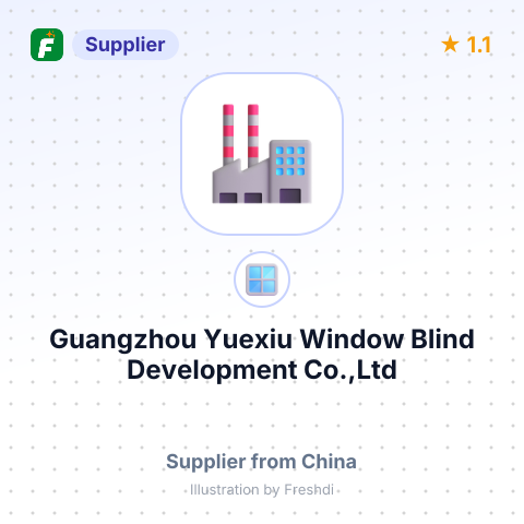 Guangzhou Yuexiu Window Blind Development Co.,Ltd – summary card, no photo uploaded yet
