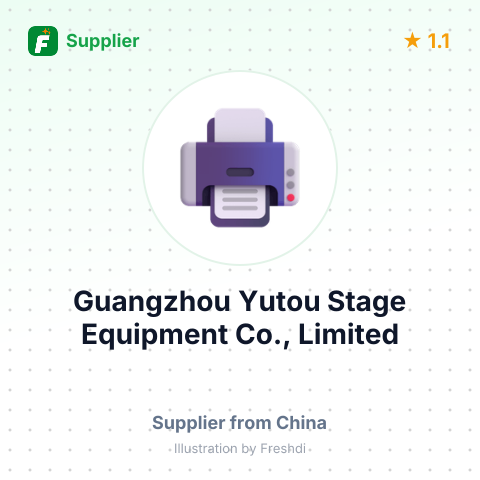 Guangzhou Yutou Stage Equipment Co., Limited – summary card, no photo uploaded yet