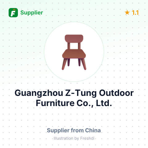 Guangzhou Z-Tung Outdoor Furniture Co., Ltd. – summary card, no photo uploaded yet