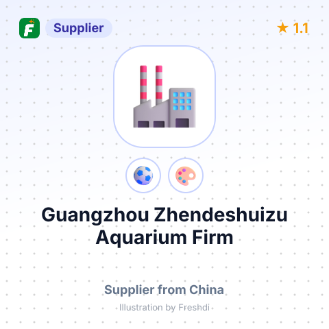 Guangzhou Zhendeshuizu Aquarium Firm – summary card, no photo uploaded yet