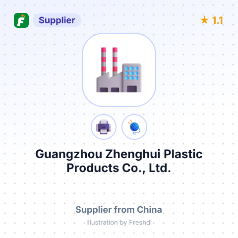 Guangzhou Zhenghui Plastic Products Co., Ltd. – summary card, no photo uploaded yet