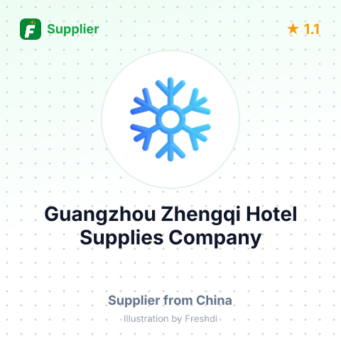 Guangzhou Zhengqi Hotel Supplies Company – summary card, no photo uploaded yet