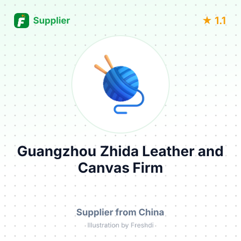Guangzhou Zhida Leather and Canvas Firm – summary card, no photo uploaded yet