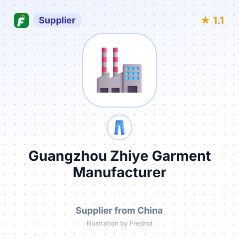 Guangzhou Zhiye Garment Manufacturer – summary card, no photo uploaded yet