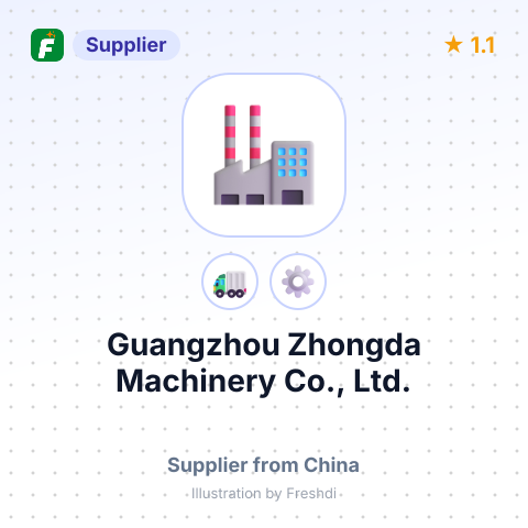 Guangzhou Zhongda Machinery Co., Ltd. – summary card, no photo uploaded yet