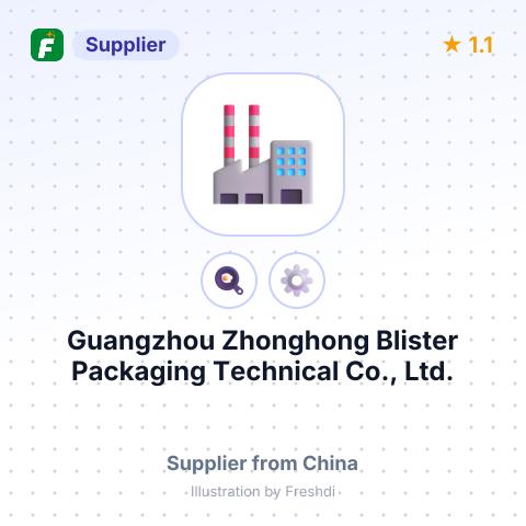 Guangzhou Zhonghong Blister Packaging Technical Co., Ltd. – summary card, no photo uploaded yet