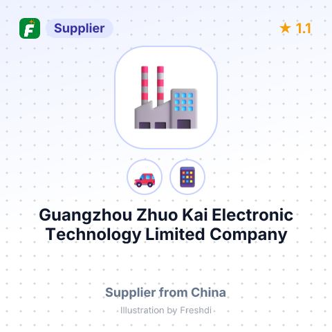 Guangzhou Zhuo Kai Electronic Technology Limited Company – summary card, no photo uploaded yet