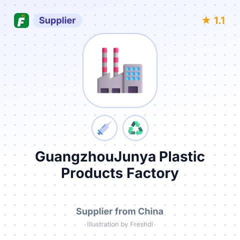 GuangzhouJunya Plastic Products Factory – summary card, no photo uploaded yet