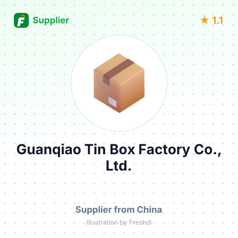 Guanqiao Tin Box Factory Co., Ltd. – summary card, no photo uploaded yet