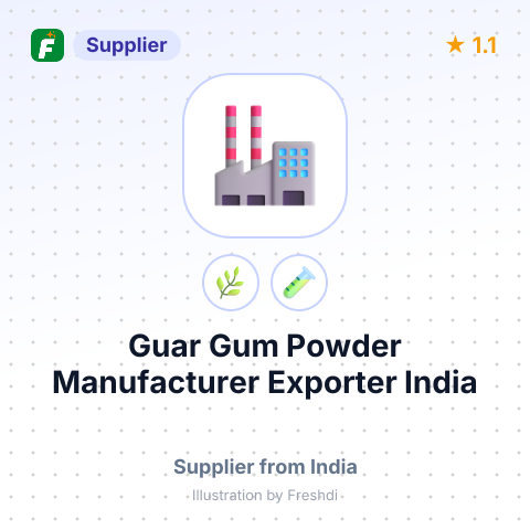 Guar Gum Powder Manufacturer Exporter India – summary card, no photo uploaded yet