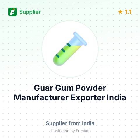 Guar Gum Powder Manufacturer Exporter India  – summary card, no photo uploaded yet