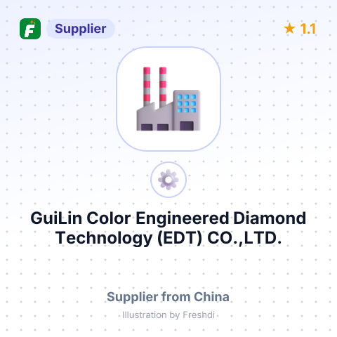 GuiLin Color Engineered Diamond Technology (EDT) CO.,LTD. – summary card, no photo uploaded yet