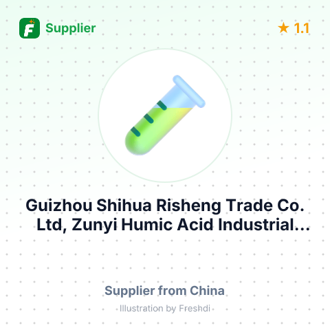 Guizhou Shihua Risheng Trade Co. Ltd, Zunyi Humic Acid Industrial Branch – summary card, no photo uploaded yet