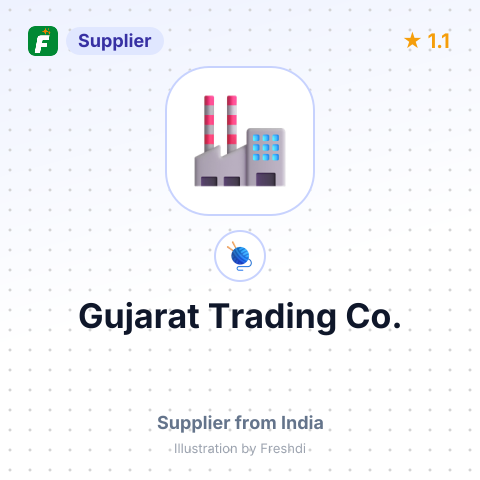 Gujarat Trading Co.  – summary card, no photo uploaded yet