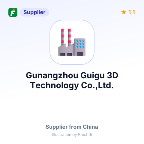 Gunangzhou Guigu 3D Technology Co.,Ltd. – summary card, no photo uploaded yet