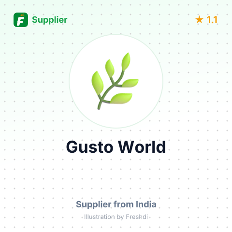 Gusto World – summary card, no photo uploaded yet