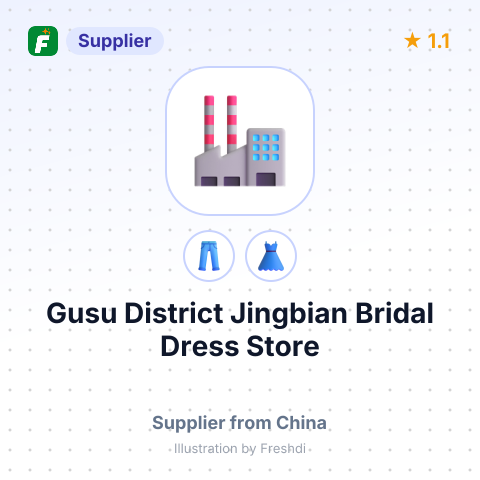 Gusu District Jingbian Bridal Dress Store – summary card, no photo uploaded yet