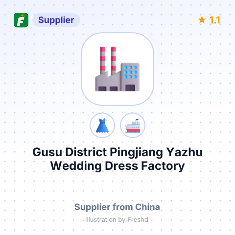 Gusu District Pingjiang Yazhu Wedding Dress Factory – summary card, no photo uploaded yet