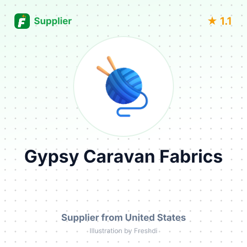 Gypsy Caravan Fabrics – summary card, no photo uploaded yet