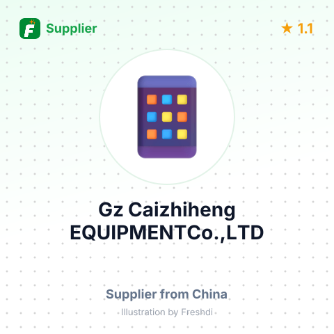Gz Caizhiheng EQUIPMENTCo.,LTD – summary card, no photo uploaded yet