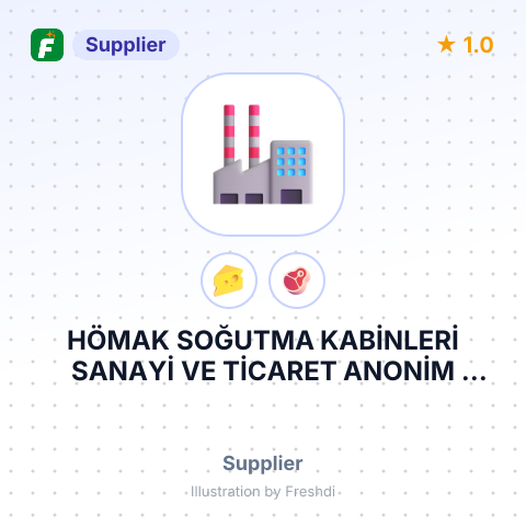 HÖMAK SOĞUTMA KABİNLERİ SANAYİ VE TİCARET ANONİM ŞİRKETİ – summary card, no photo uploaded yet
