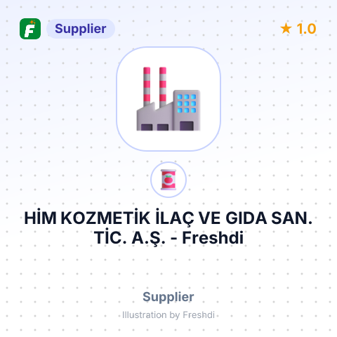 HİM KOZMETİK İLAÇ VE GIDA SAN. TİC. A.Ş. – summary card, no photo uploaded yet