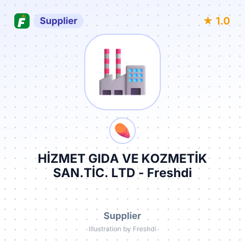 HİZMET GIDA VE KOZMETİK SAN.TİC. LTD – summary card, no photo uploaded yet