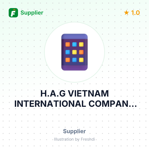 H.A.G VIETNAM INTERNATIONAL COMPANY LIMITED – summary card, no photo uploaded yet