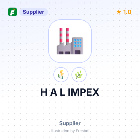 H A L IMPEX – summary card, no photo uploaded yet