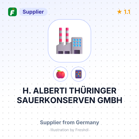 H. ALBERTI THÜRINGER SAUERKONSERVEN GMBH – summary card, no photo uploaded yet