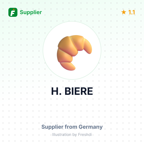 H. BIERE – summary card, no photo uploaded yet