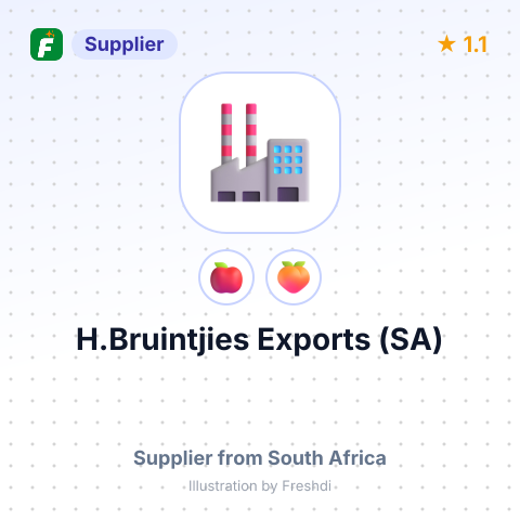 H.Bruintjies Exports (SA)  – summary card, no photo uploaded yet