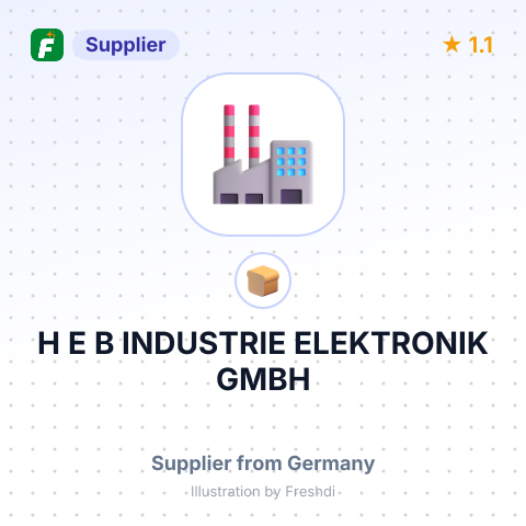 H E B INDUSTRIE ELEKTRONIK GMBH – summary card, no photo uploaded yet