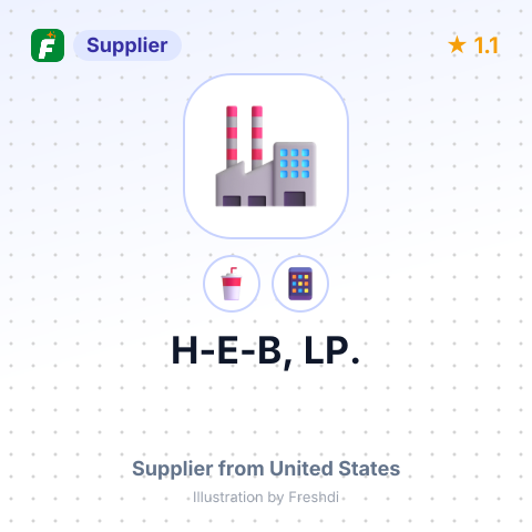 H-E-B, LP. – summary card, no photo uploaded yet
