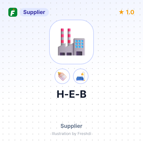 H-E-B – summary card, no photo uploaded yet