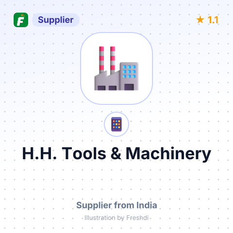 H.H. Tools & Machinery – summary card, no photo uploaded yet