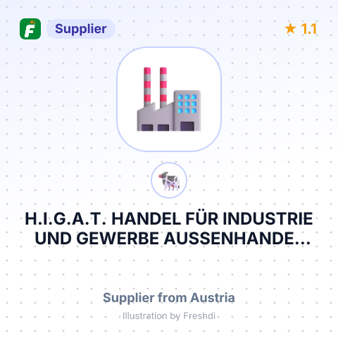 H.I.G.A.T. HANDEL FÜR INDUSTRIE UND GEWERBE AUSSENHANDEL UND TRANSIT GESELLSCHAFT M.B.H. – summary card, no photo uploaded yet