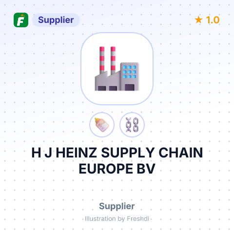 H J HEINZ SUPPLY CHAIN EUROPE BV – summary card, no photo uploaded yet
