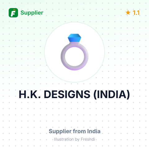 H.K. DESIGNS (INDIA) – summary card, no photo uploaded yet