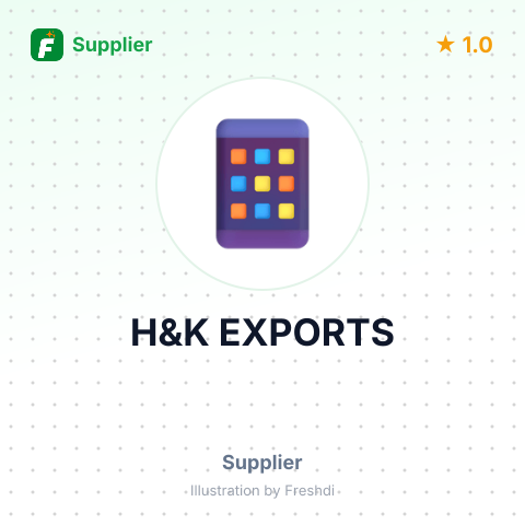 H&K EXPORTS – summary card, no photo uploaded yet