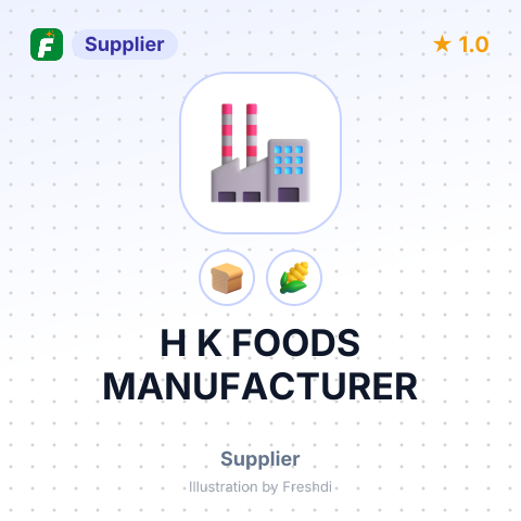 H K FOODS MANUFACTURER – summary card, no photo uploaded yet