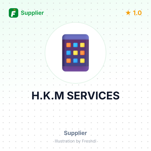 H.K.M SERVICES – summary card, no photo uploaded yet