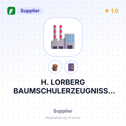 H. LORBERG BAUMSCHULERZEUGNISSE GMB – summary card, no photo uploaded yet
