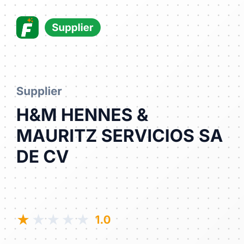 H&M HENNES & MAURITZ SERVICIOS SA DE CV – summary card, no photo uploaded yet