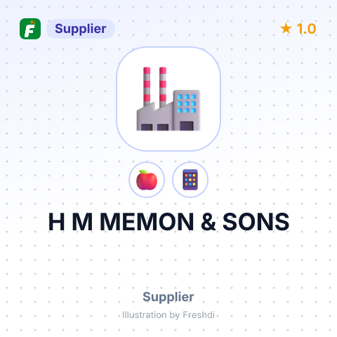H M MEMON & SONS – summary card, no photo uploaded yet