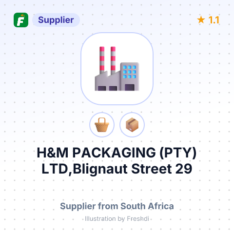H&M PACKAGING (PTY) LTD,Blignaut Street 29 – summary card, no photo uploaded yet
