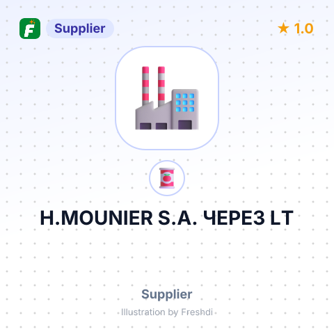 H.MOUNIER S.A. ЧЕРЕЗ LT – summary card, no photo uploaded yet