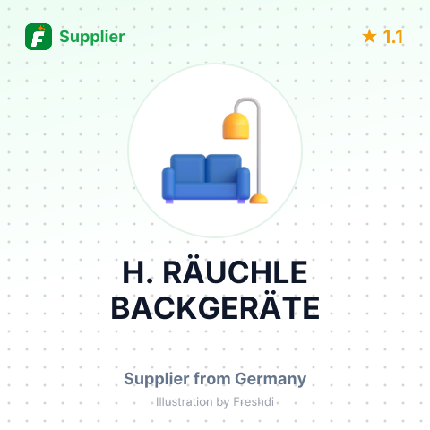 H. RÄUCHLE BACKGERÄTE – summary card, no photo uploaded yet
