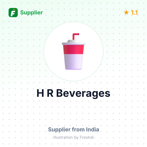 H R Beverages  – summary card, no photo uploaded yet