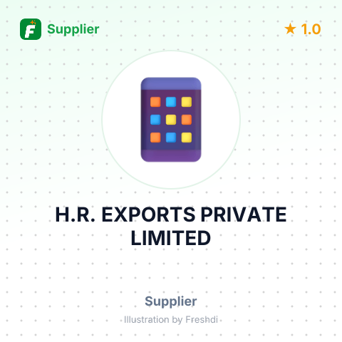 H.R. EXPORTS PRIVATE LIMITED – summary card, no photo uploaded yet